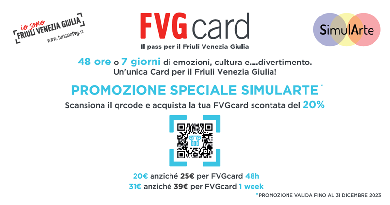 FVG Card QR code Promozione speciale Simularte